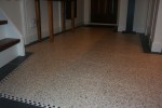 Terrazzo vloertegels of Granito vloertegels met rand van marmerblokjes