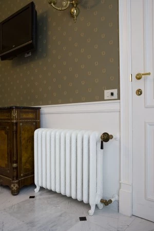 Gietijzeren radiator in RAL-kleur 