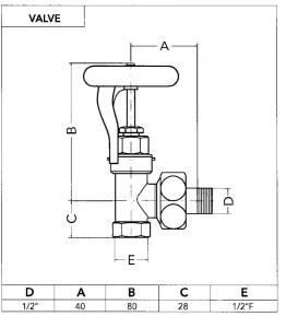 Radiatorkraan, Orbis
