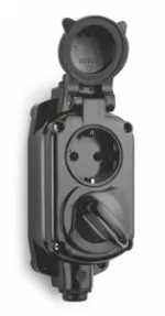 100295, Garage stopcontact IP20