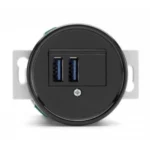 100876, USB-oplader bakeliet