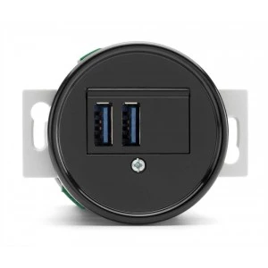 100876, USB-oplader bakeliet