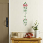 Original-Style_Artworks_Rose-&-Bud-5-tiile-set-6083B-with-Colonial-White-B9002-&-B9900_landscape